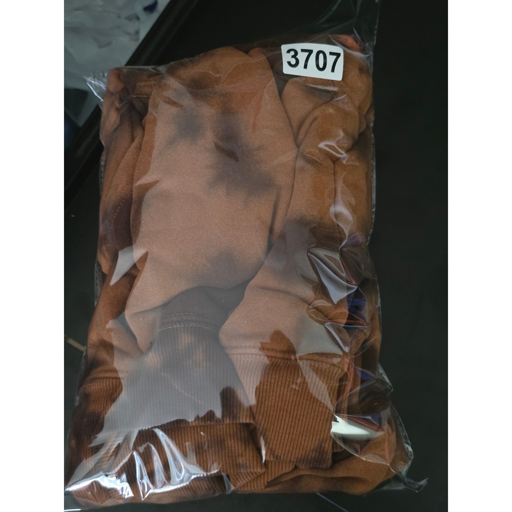 H&M Disney Mickey‎ Mouse Tie Dye Hoodie Relaxed Fit Mens Large Brown Animation - Picture 11 of 11